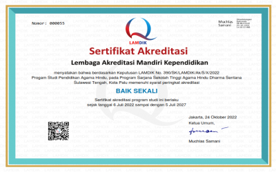 Akreditasi Prodi Pendidikan Agama Hindu