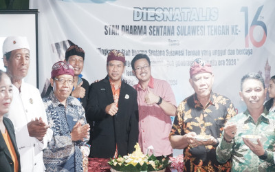 PERAYAAN DIESNATALIS KE XVI STAH DHARMA SENTANA SULAWESI TENGAH