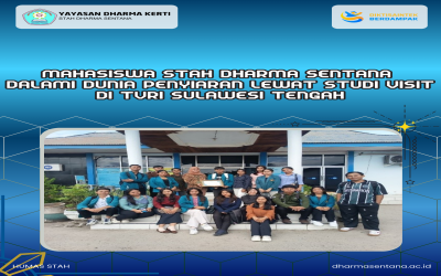 MAHASISWA STAH DHARMA SENTANA Dalami Dunia Penyiaran Lewat Studi Visit di TVRI Sulawesi Tengah